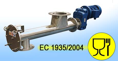 Food-grade and EC 1935/2004-compliant and Certified Equipment